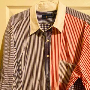 Red, White & Blue Ralph Lauren Polo Button Down